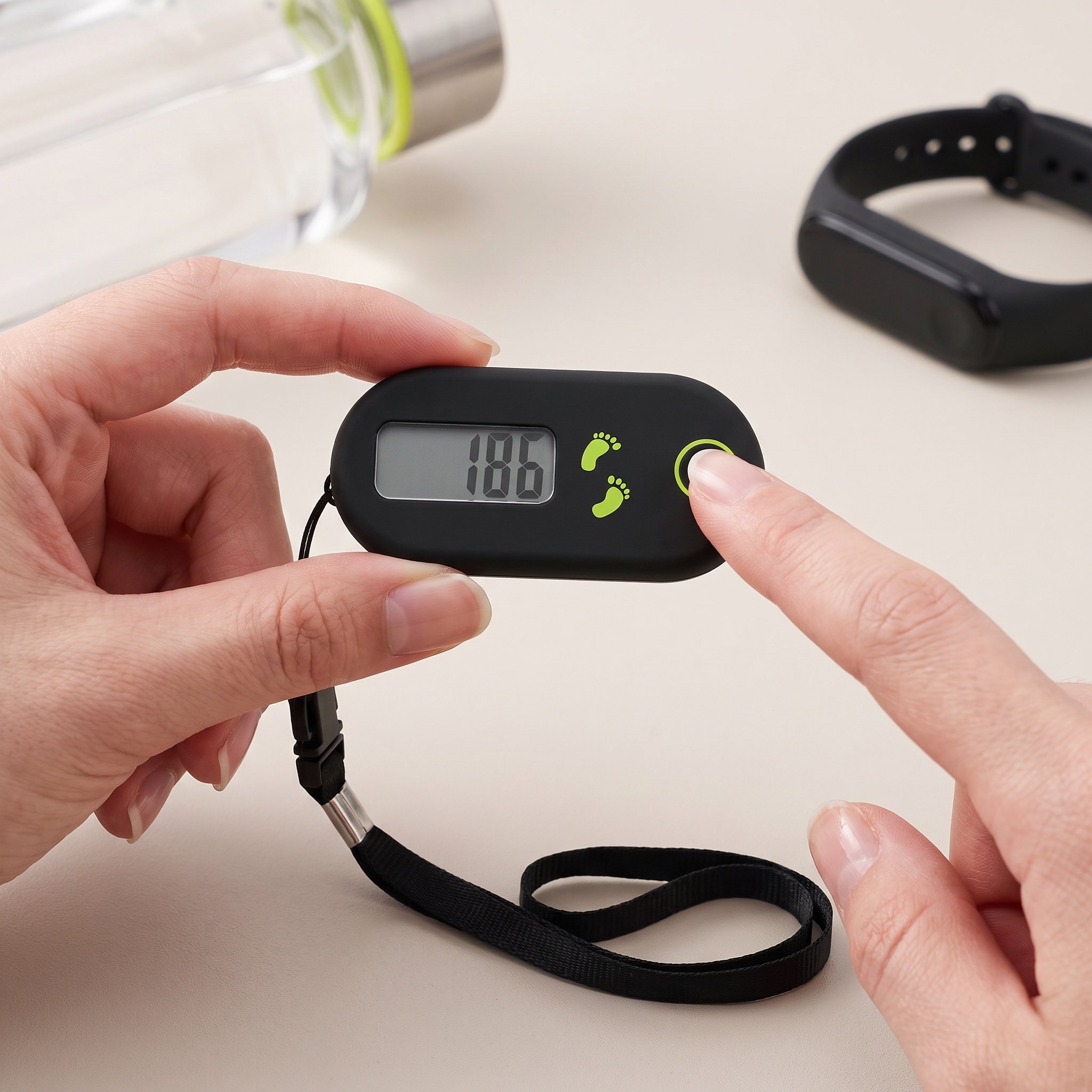 Electronic Pedometer Portable  - đánh giá và giá Electronics Home Gadgets