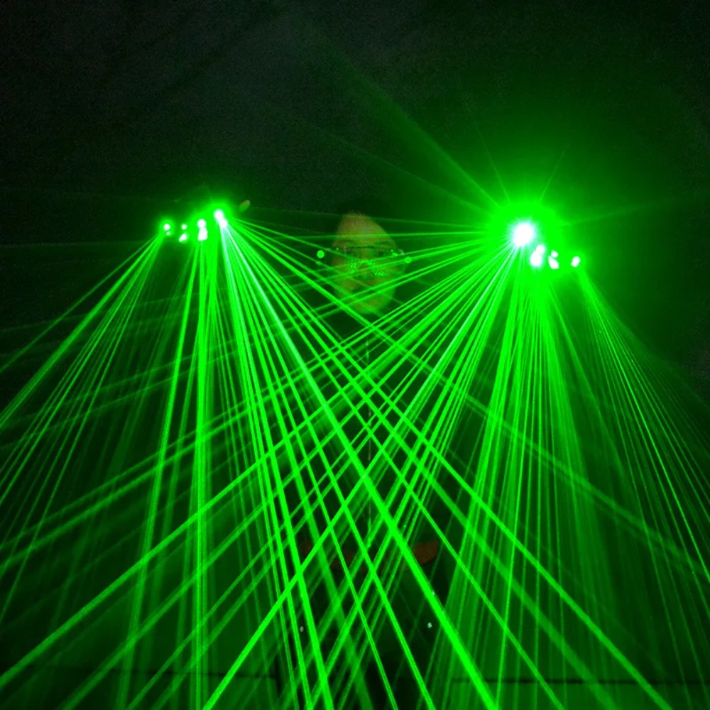 Green Laser Gloves Laser Flash - đánh giá và giá Led Gloves Music