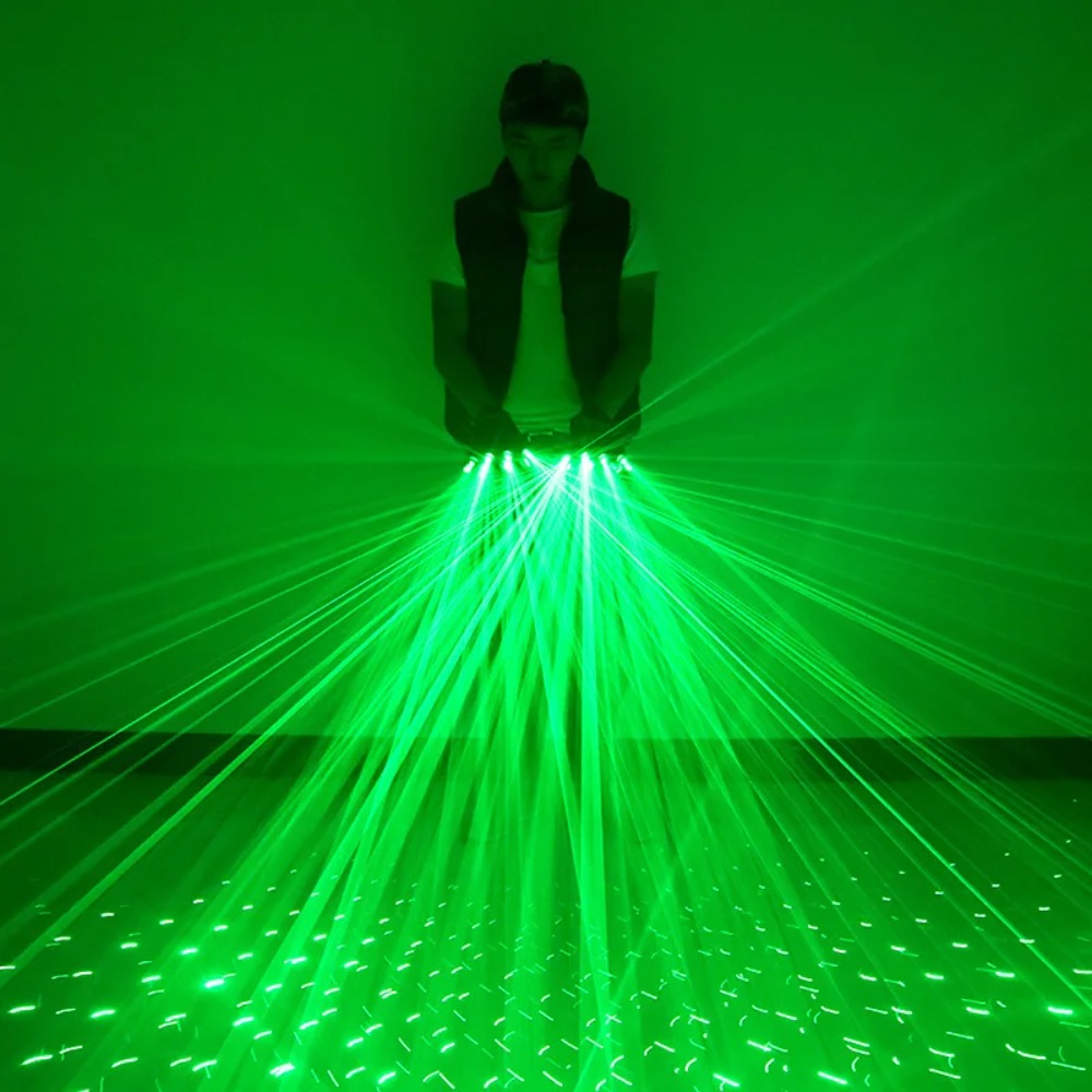 Green Laser Gloves Laser Flash - đánh giá và giá Led Gloves Music