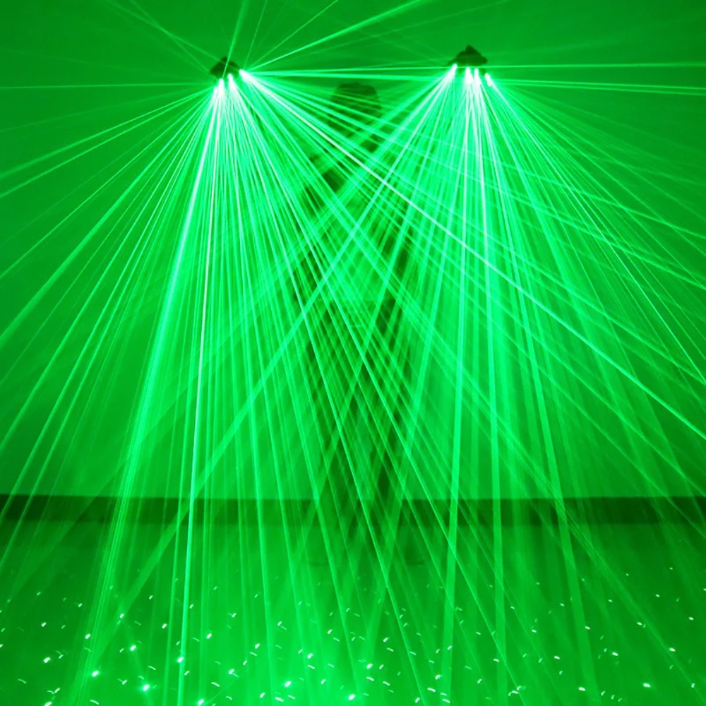 Green Laser Gloves Laser Flash - đánh giá và giá Led Gloves Music