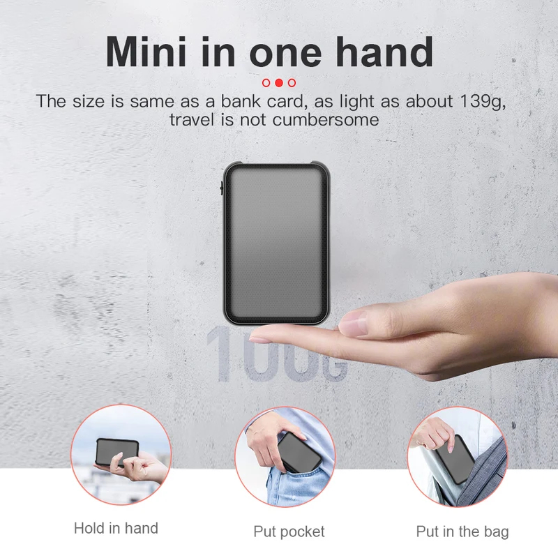 5000mAh Mini Power Bank Record - đánh giá và giá Voice Recorder Pen