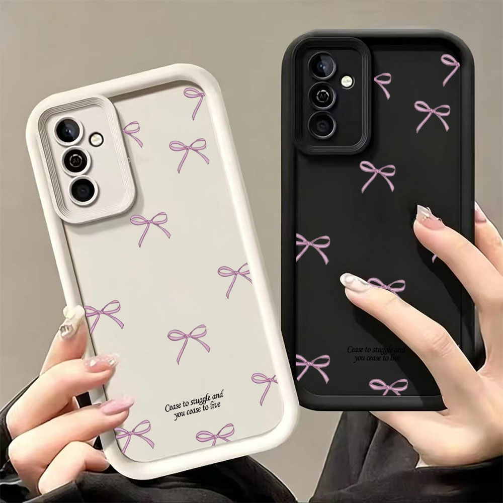 Pink Bow Print Soft TPU Phone  - đánh giá và giá Samsung Galaxy S24