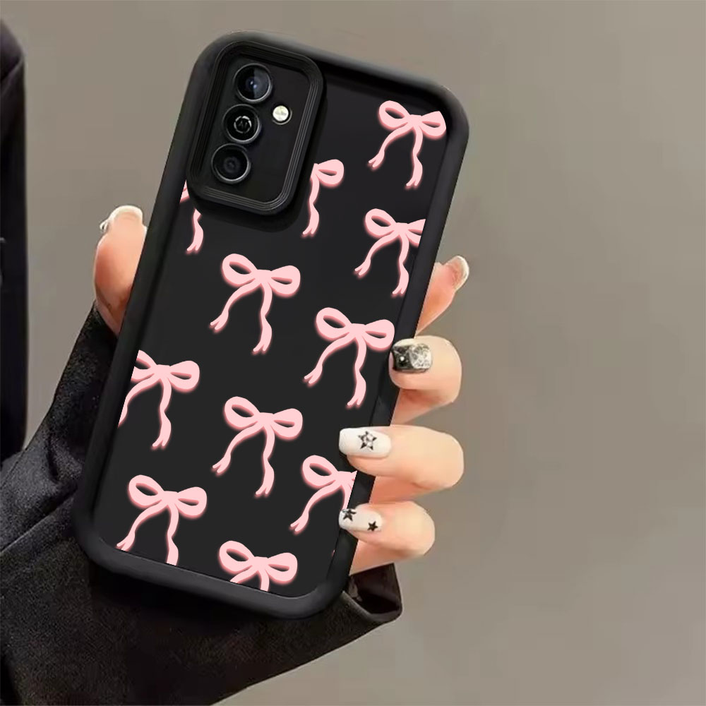 Pink Bow Print Soft TPU Phone  - đánh giá và giá Samsung Galaxy S24