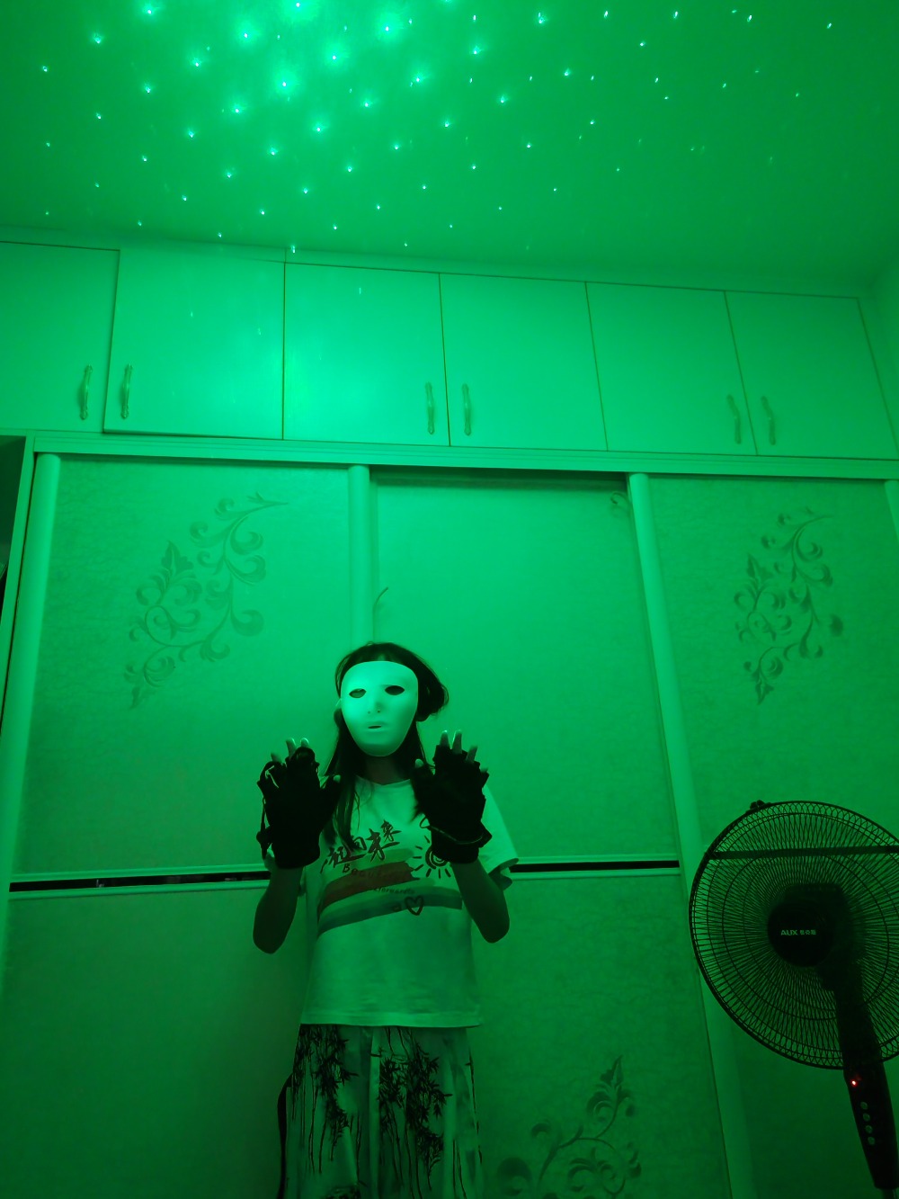 Green Laser Gloves Laser Flash - đánh giá và giá Led Gloves Music