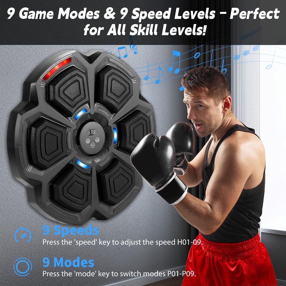Interactive Music Boxing Machi - đánh giá và giá Led Gloves Music