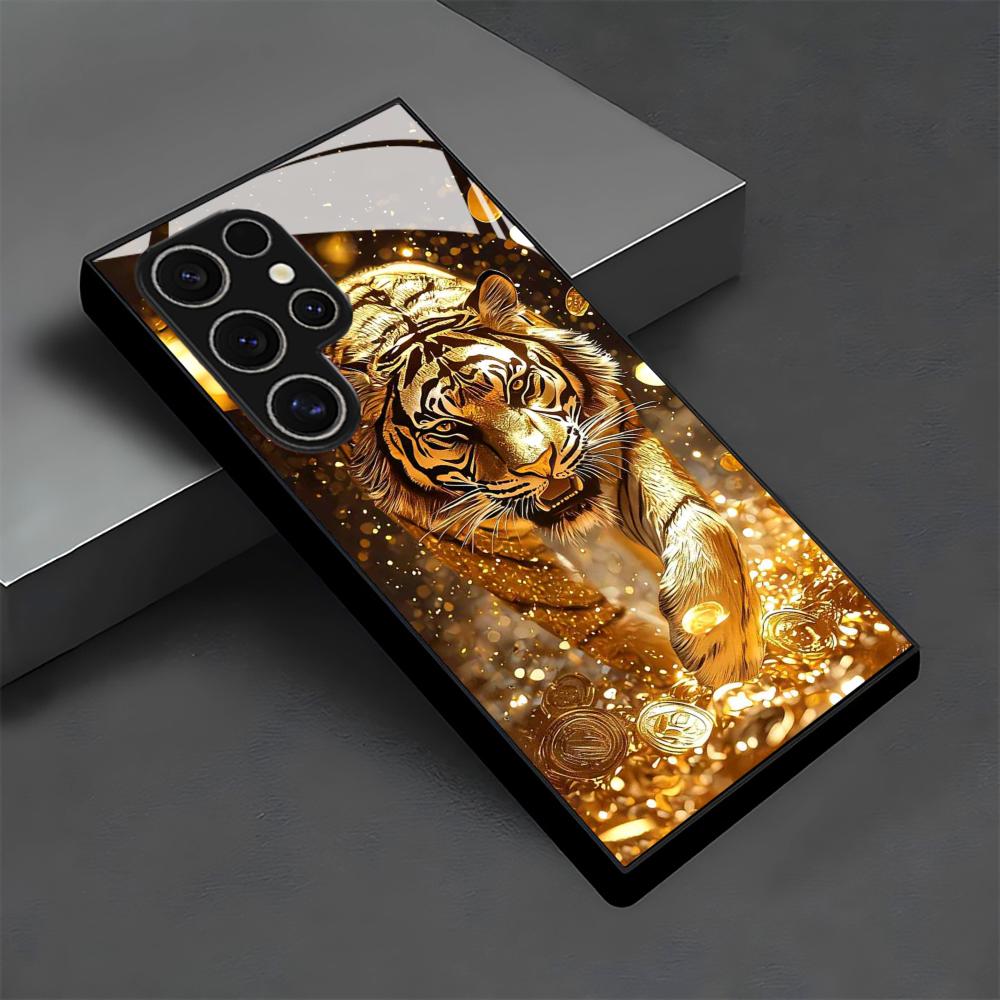 Tiger pattern glass Phone Case - đánh giá và giá Samsung Galaxy S24
