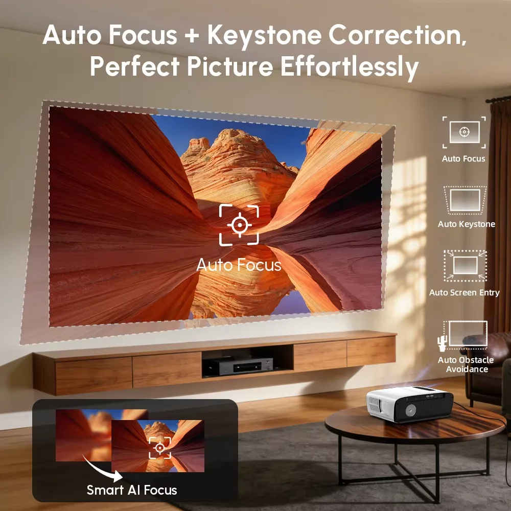 NewA9S 4k Projector Auto Focus - đánh giá và giá Electronics Home Gadgets